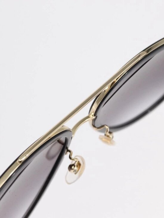 GUCCI Sunglasses metal Black Auth BA10537V main image 9